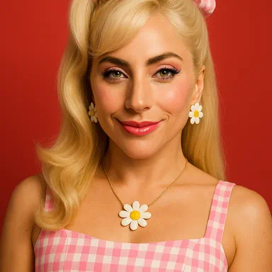 A portrait of Lady Gaga