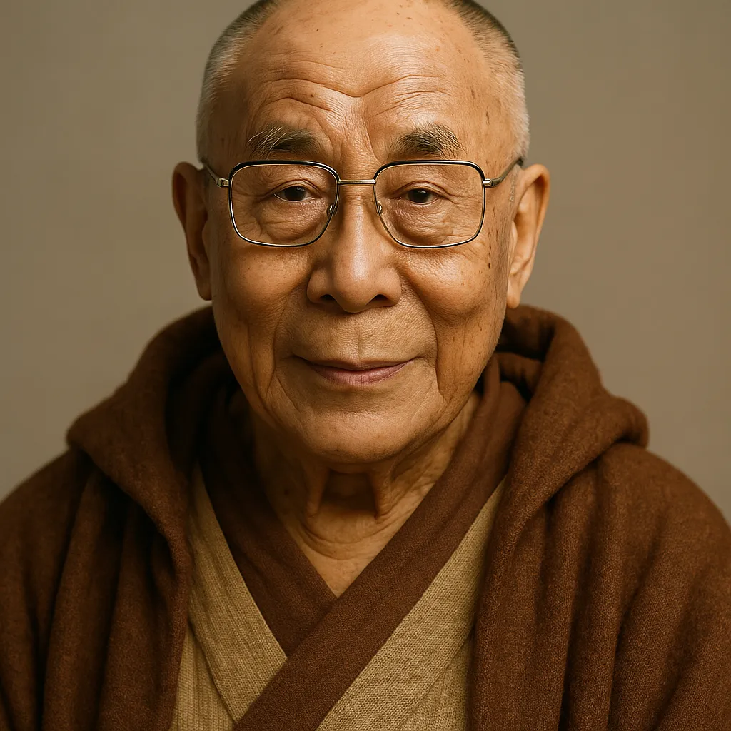 Astrological portrait of 14th Dalai Lama