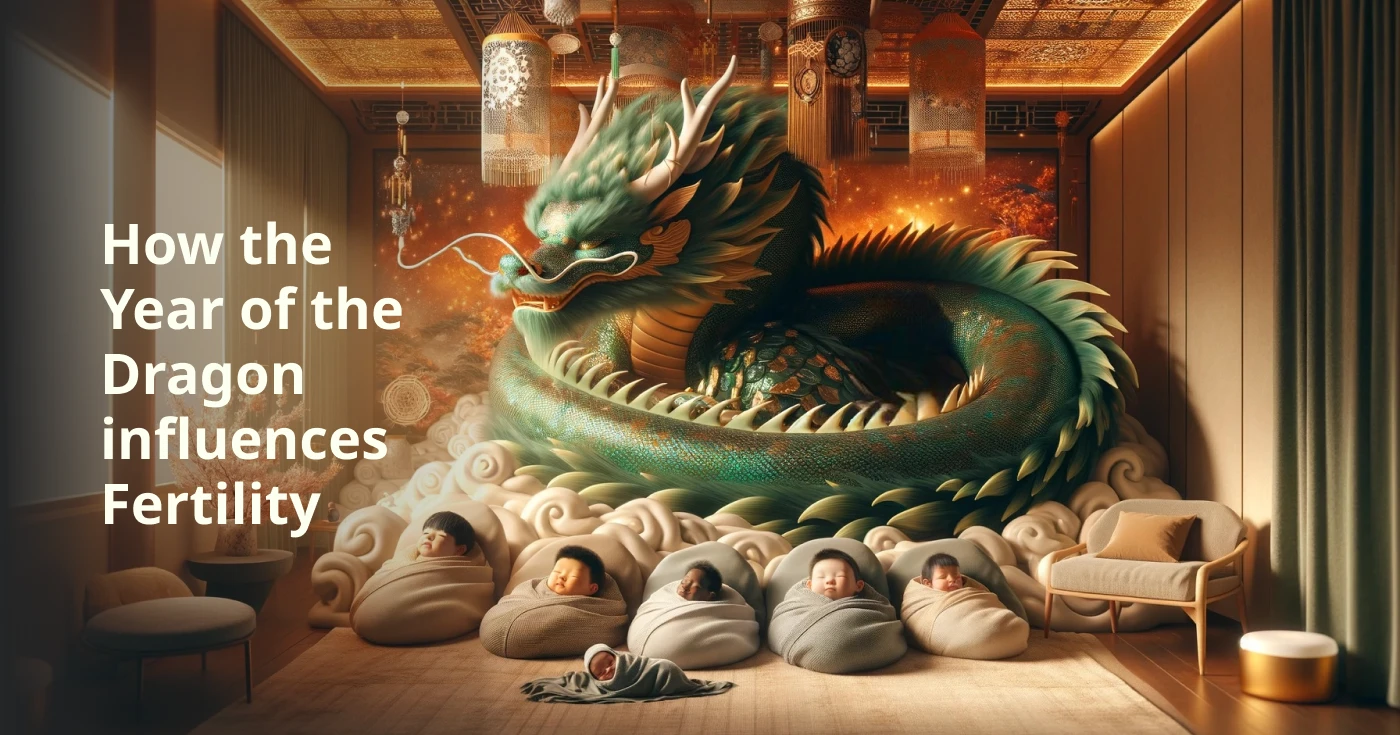 How the Dragon Year influence on fertility in China