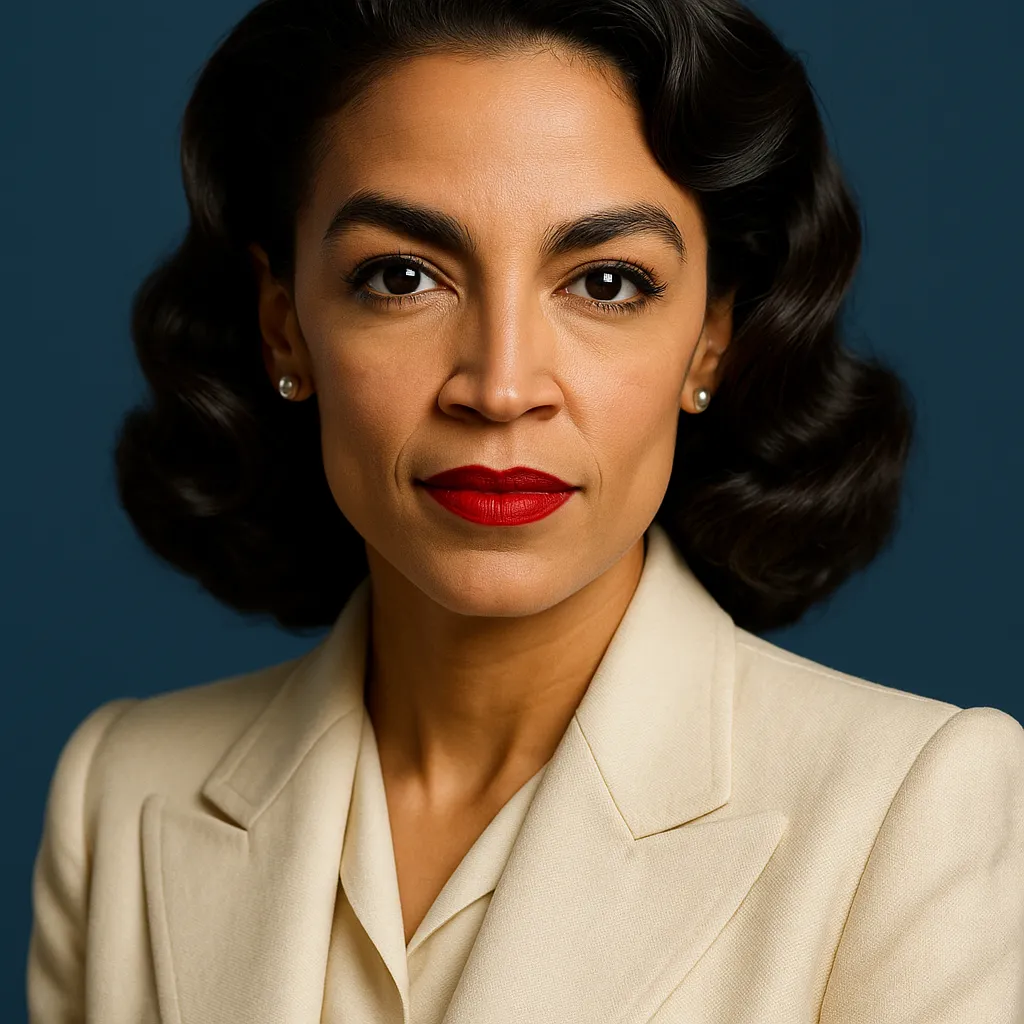 Astrological portrait of Alexandria Ocasio-Cortez