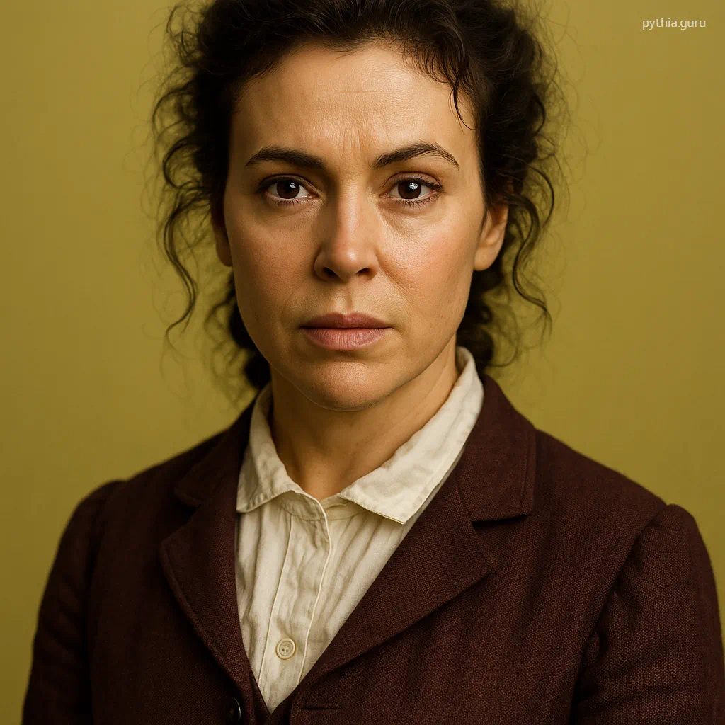 Astrological portrait of Alyssa Milano
