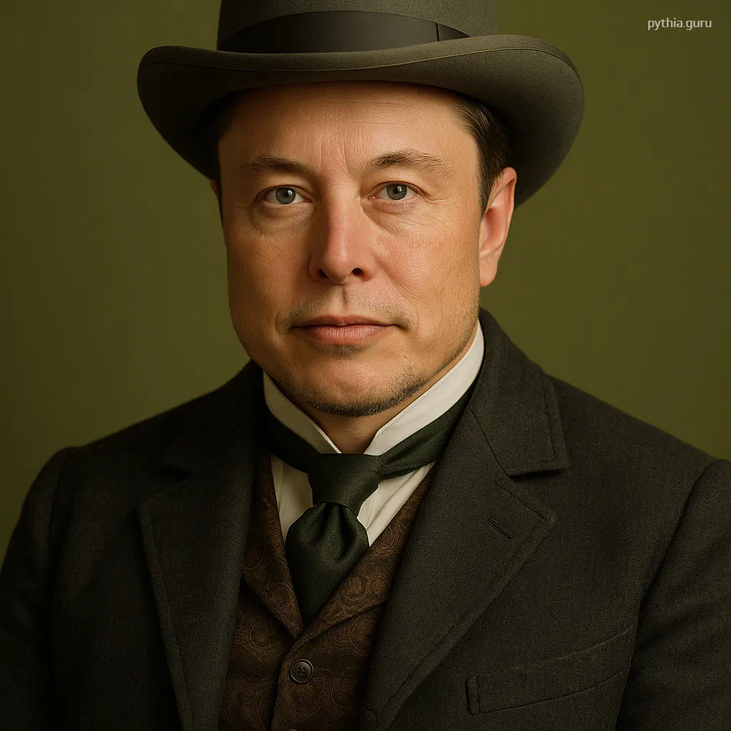 Astrological portrait of Elon Musk