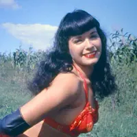Bettie Page portrait