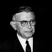 Jean-Paul Sartre portrait