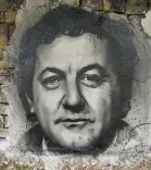 Coluche portrait