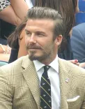 David Beckham portrait