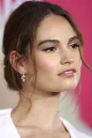 Lily James portrait